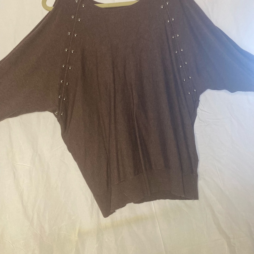 Cold shoulder sweater